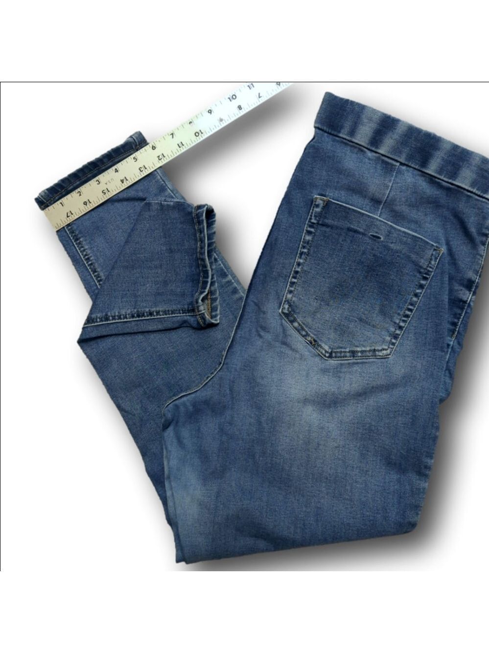 Women's Jeans XXL Blue Denim Pull On